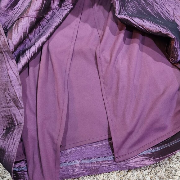 Alex Evenings Formal Floor Length Ruched Dress - 14 - Picture 12 of 13